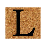 Square  9 inch Letter Inserts for 17 X 41 inch Rubber Mat